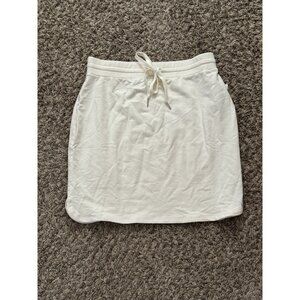 Daily Ritual Cream Mini Skirt Casual Athletic